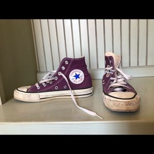 Vintage Purple Hightop Converse